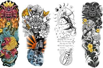 make tattoo designs with various styles
