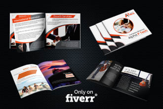 design brochure company profile annual report  booklet proposal and white paper