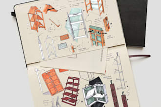 do industrial and product design, hand sketch, illustration