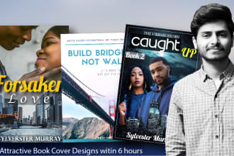 design urban book cover, fantasy or fiction in 6hrs