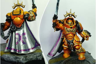 paint warhammmer and dnd miniatures