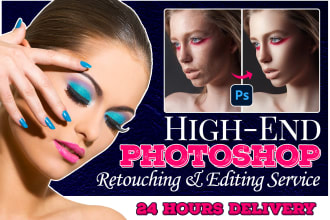 do photo editing, product, jewelry retouching, restoration by photoshop