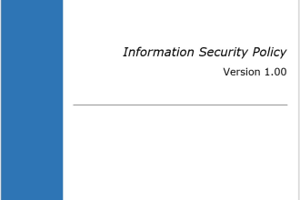 write your information security policy