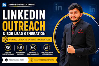 find verified b2b leads and do linkedin outreach