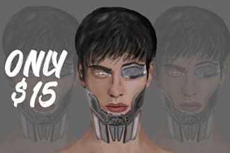 draw digital illustration realistic