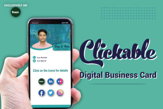 design attractive print ready, digital business card