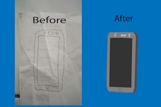 trace your sketch into a vector on one day delivery
