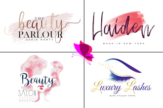 do a fashion beauty cosmetic luxury modern minimalist logo