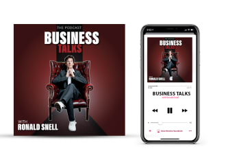 design professional podcast cover and podcast cover art