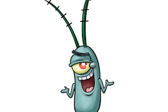 do plankton hes taking requests at the chum bucket