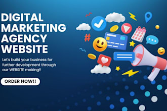 create a digital marketing agency website
