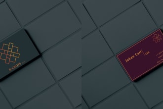 design stylish business card in 6 hours