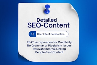 write SEO blogs and website content