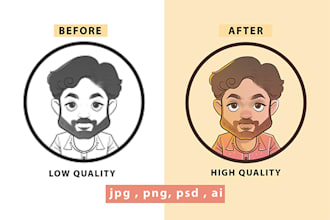 trace logo or image in vector style
