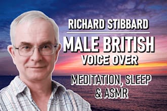 record your british english guided meditation voice over always human no ai