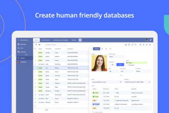 create cloud based databases with ninox erp, CRM systems