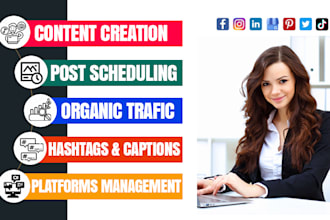 be your social media marketing manager and digital marketing manager