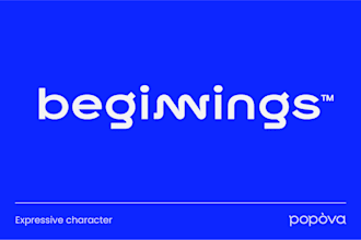 create a custom built text logo for your brand