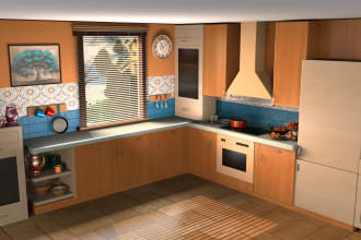 create 3d low poly, high poly environments for games or animation