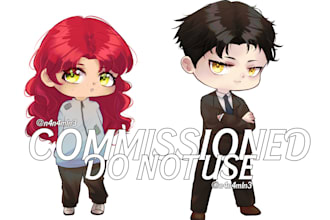draw kawaii chibi in anime, manga, webtoon, manhwa style