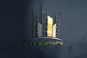 design a professional logo for scaffolding, demolition, or construction business