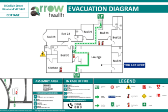 design fire emergency evacuation floor plans from video