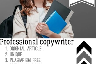 write original article and blog posts