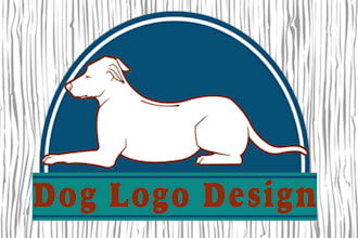 make a professional creative dog logo for your company with money back guarante
