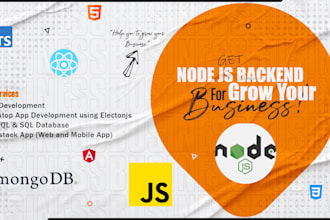 develop fullstack nodejs API