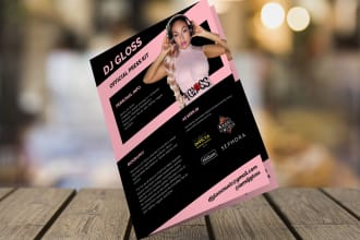 create interactive electronic press kit, media kit for you