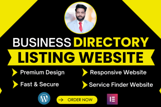 build business directory website or service finder b2b listing website