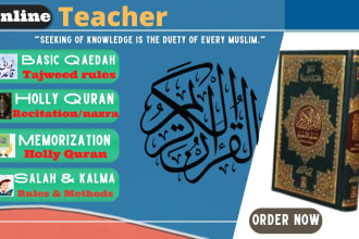 be doing online quran teaching