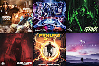 design single cover art, album cover art and mixtape cover