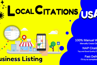 do local citations and  local listings for USA