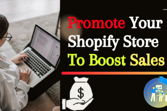 do shopify promotion to increase shopify traffic, and sales