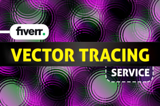 do low resolution images to high resolution vector tracing