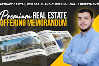 craft a high end real estate offering memorandum om
