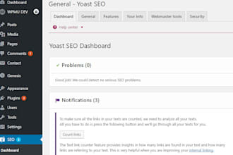 fix wordpress on page or onsite issues with yoast SEO plugin