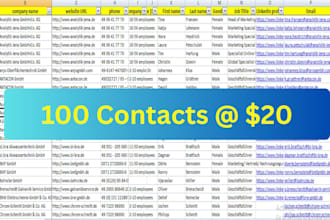 do b2b customize best email, cold calling list and linkedin