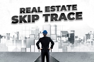 do real estate skip tracing in bulk
