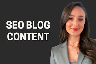 write high quality SEO blog articles