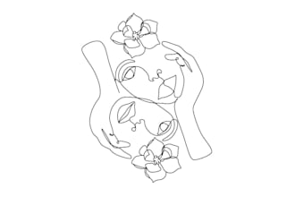 draw illustration with continuous line art 24 hours