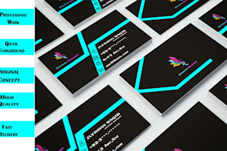 design stylish simple and elegant business card