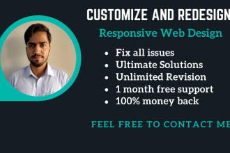 design create clean responsive modern wordpress website