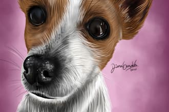 draw animals in digital art