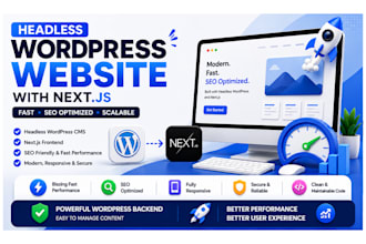build a headless wordpress with nextjs and seo optimization