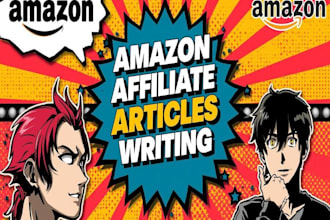 write SEO optimized amazon affiliate articles and blog posts