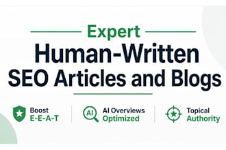 human SEO blog posts and articles for topical authority