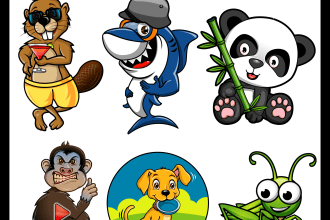 imagine create cartoon, animal,mascot,custom character