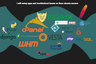 setup apps and troubleshoot issues on your servers